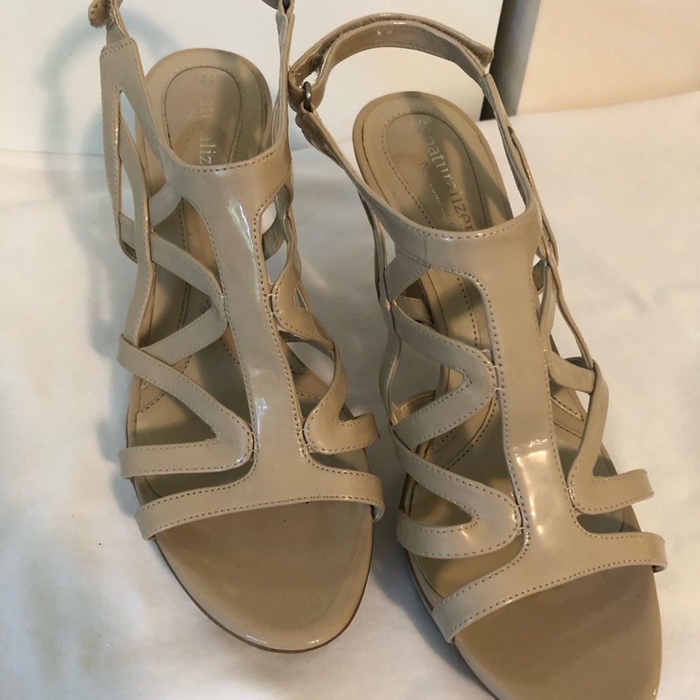 Naturalizer, Natural/Beige Cage Sandal
